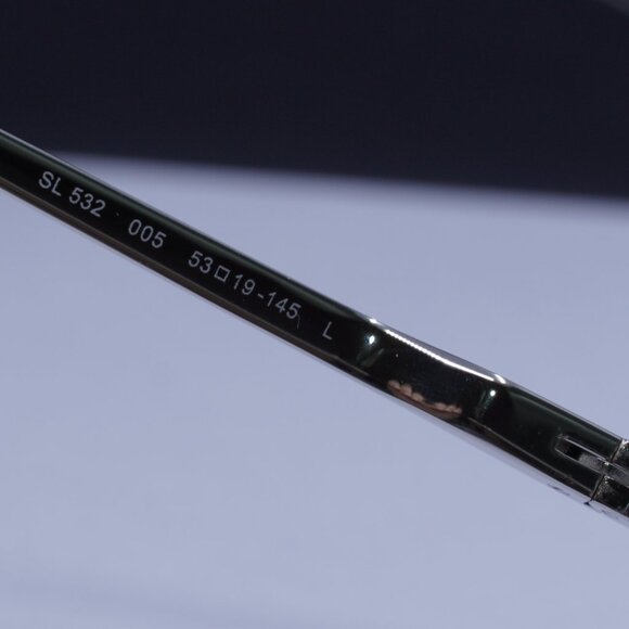 Saint Laurent SL532 005 Round Eyeglasses 53mm – Silver - Picture 5 of 10